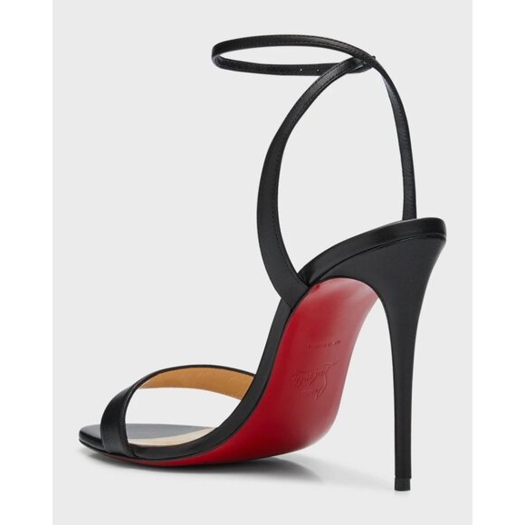 Christian Louboutin Loubigirl Ankle-Strap Red Sole Sandals - Picture 9 of 12